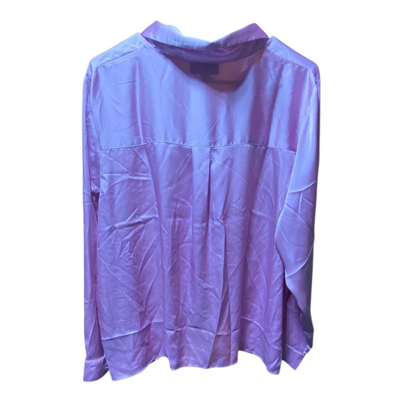 BOLD elements Light Pink Button Down Tie-Front Shirt - Picture 7 of 7